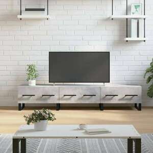 vidaXL betonszürke szerelt fa TV-szekrény 150 x 36 x 50 cm kép