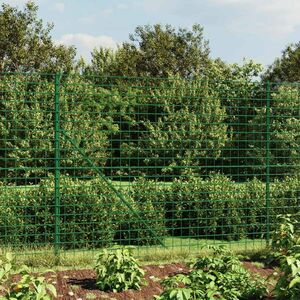 vidaXL zöld dróthálós kerítés illesztőperemmel 1, 6x10 m kép