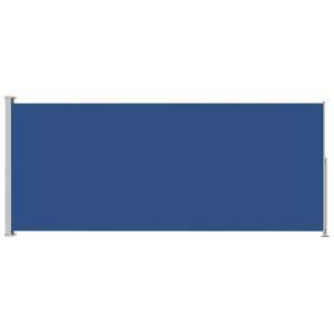 Kék behúzható oldalsó terasznapellenző 180 x 500 cm kép