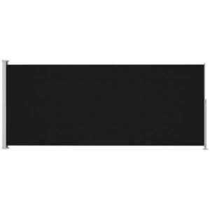 Fekete behúzható oldalsó terasznapellenző 200 x 500 cm kép