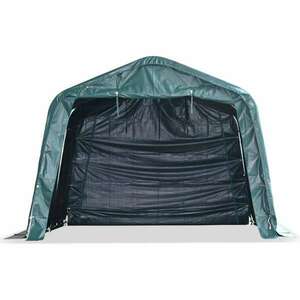 vidaXL sötétzöld elmozdítható PVC állattartó sátor 550 g/m² 3, 3 x... kép