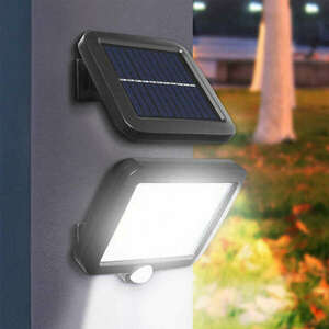 SL-F120 Kültéri COB LED napelemes fali lámpa, mozgásérzékelővel (BBL) kép