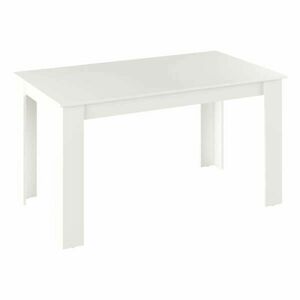 Étkezőasztal, fehér, 140x80 cm, GENERAL NEW kép