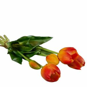 5 szálas narancs tulipán csokor kép