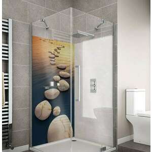 Wallplex fürdőszobai dekorpanel Zen kövek 90 cm x 200 cm kép
