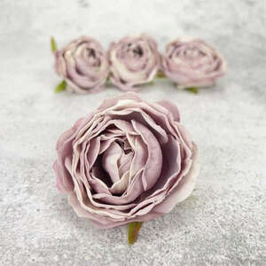 Százlevelű rózsa fej - pasztell mályva 4db/csomag kép