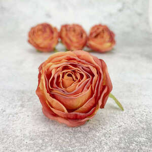 Százlevelű rózsa fej - napsárga 4db/csomag kép