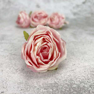 Százlevelű rózsa fej - cirmos rózsaszín 4db/csomag kép
