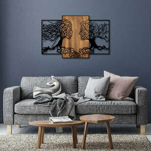Tree Love - 312 Fa fali dekoráció 125x3x79 Fekete-Dió kép
