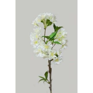 Fehér mű japáncseresznye virágok 70cm kép