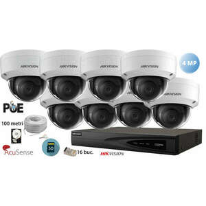 Hikvision IP videó megfigyelő rendszer 8 beltéri kamera, 4MP(2K), ... kép