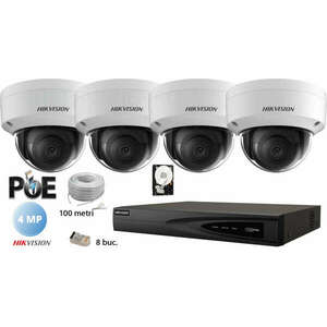 Hikvision komplett megfigyelő készlet 4 beltéri IP kamera, 4MP (2... kép