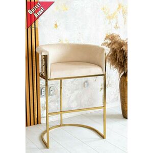 Azrah Exkluziv krém arany szék kép