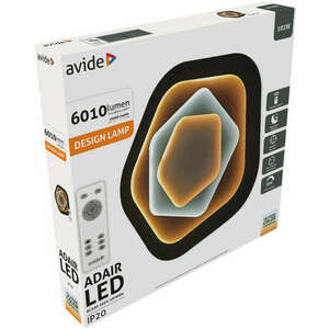 Avide Design Mennyezeti Lámpa Adair 102W(51+51) RF Távirányítóval... kép