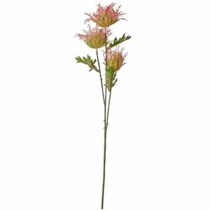 Művirág szál 3 fejjel, 67cm magas - Rózsaszín kép