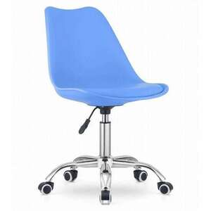 Irodai szék, Mercaton, Fehér, forgó, PP, kék, 48.5x56.5x91.5 cm kép
