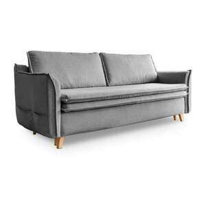 Szürke kinyitható kanapé 225 cm Charming Charlie – Miuform kép