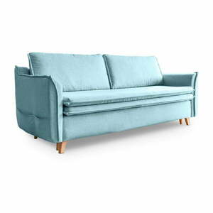 Világoskék kinyitható kanapé 225 cm Charming Charlie – Miuform kép