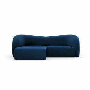 Kék bársony kanapé 237 cm Santi – Interieurs 86 kép