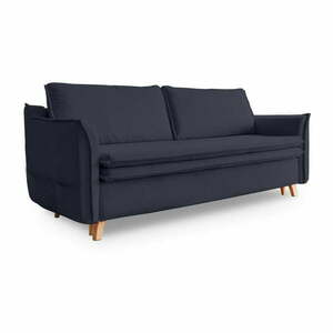 Sötétszürke-antracitszürke kinyitható kanapé 225 cm Charming Charlie – Miuform kép