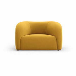 Mustársárga bársony fotel Santi – Interieurs 86 kép