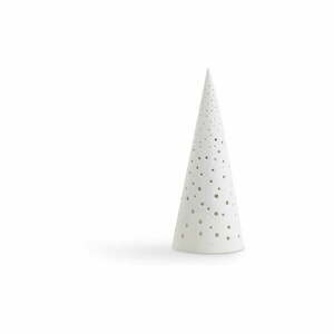 Nobili fehér csontporcelán karácsonyi gyertyatartó, magasság 25, 5 cm - Kähler Design kép