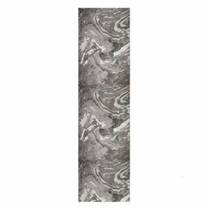 Marbled szürke futószőnyeg, 60 x 230 cm - Flair Rugs kép