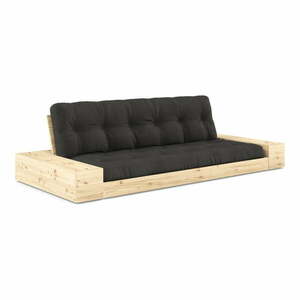 Sötétszürke kinyitható kanapé 244 cm Base – Karup Design kép
