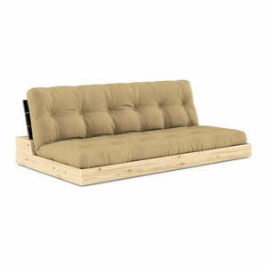 Mustársárga kinyitható kanapé 196 cm Base – Karup Design kép