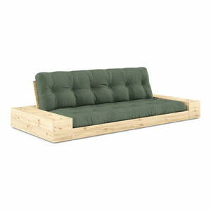 Zöld kinyitható kanapé 244 cm Base – Karup Design kép