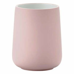 Nova rózsaszín porcelán fogkefetartó pohár - Zone kép