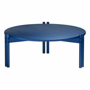 Kék borovi fenyő kerek dohányzóasztal ø 80 cm Sticks – Karup Design kép