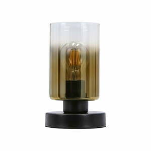Fekete asztali lámpa üveg búrával (magasság 20 cm) Aspra – Candellux Lighting kép