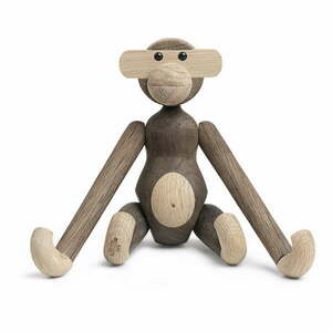 Bojesen Denmark Monkey dekorációs figura tömör fából - Kay kép