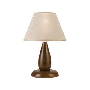 Asztali lámpa PERA 1xE27/60W/230V sötét barna/bükkfa kép