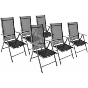 GARTHEN Kerti szék összecsukható 43 x 44 cm fekete kép