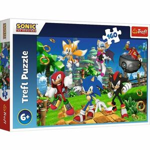 Trefl Sonic és barátai puzzle, 160 darab kép