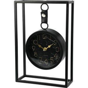 Alamino fém asztali óra fekete, 20 x 7, 5 x 30 cm kép