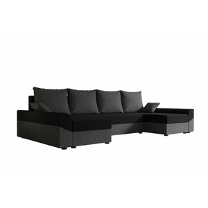 Viviana u alakú ágyazható ülőgarnitúra - fekete kép