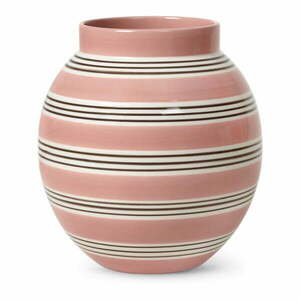 Nuovo rózsaszín-fehér porcelán váza, magasság 20, 5 cm - Kähler Design kép