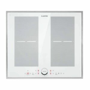 Klarstein Delicatessa 60 Prime, indukciós főzőlap, 7000 W, 4 zóna, időzítő, fehér kép