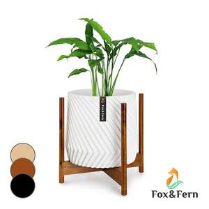 Fox & Fern Zeist, virágállvány, 2 magasságban, kombinálható, betolható dizájn, természetes kép