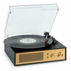 Auna Berklee TT Classic, lemezjátszó, szíjhajtás, 33 1/3 és 45 RPM, sztereó hangszórók kép