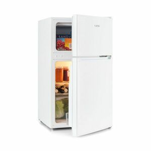 Klarstein Big Daddy Cool, kombinált hűtőszekrény, 61/26 literes, 40 dB, F energiahatékonysági osztály, fehér kép