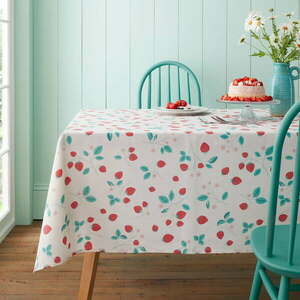 Pamut asztalterítő 137x229 cm Strawberry Garden – Catherine Lansfield kép