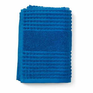 Kék bio pamut törölköző 50x100 cm Check – JUNA kép