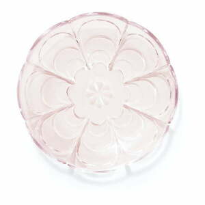 Világos rózsaszín üveg desszertes tányér készlet 2 db-os ø 16 cm Lily – Holmegaard kép