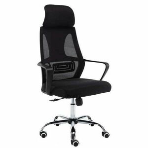 Forgó irodai szék, Nigel, szövet, fekete kép