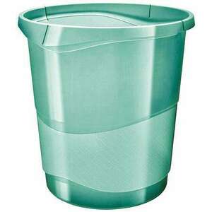 ESSELTE "Colour Ice" (14 liter) műanyag áttetsző zöld papírkosár kép
