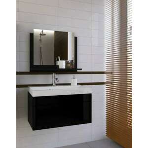Venezia Luna fürdőszobabútor + tükör + mosdó + szifon 60cm, fénye... kép